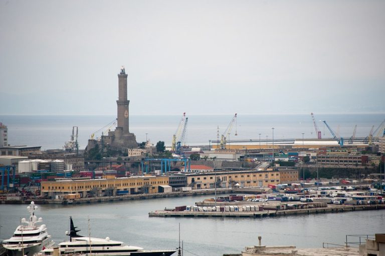 Lighthouse of Genoa (La Lanterna), Italy